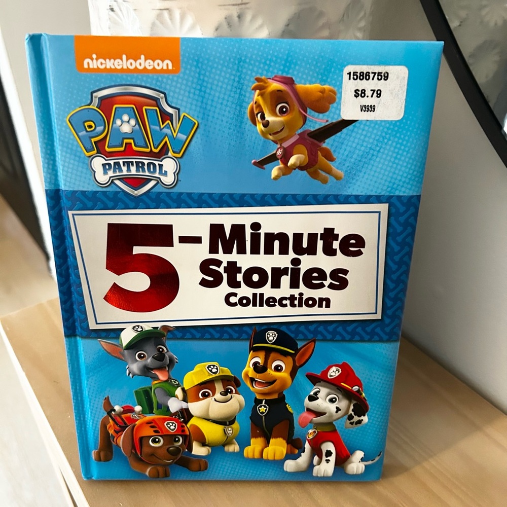 Paw Patrol 5-Minute Stories Collection Hardcover Children’s Book